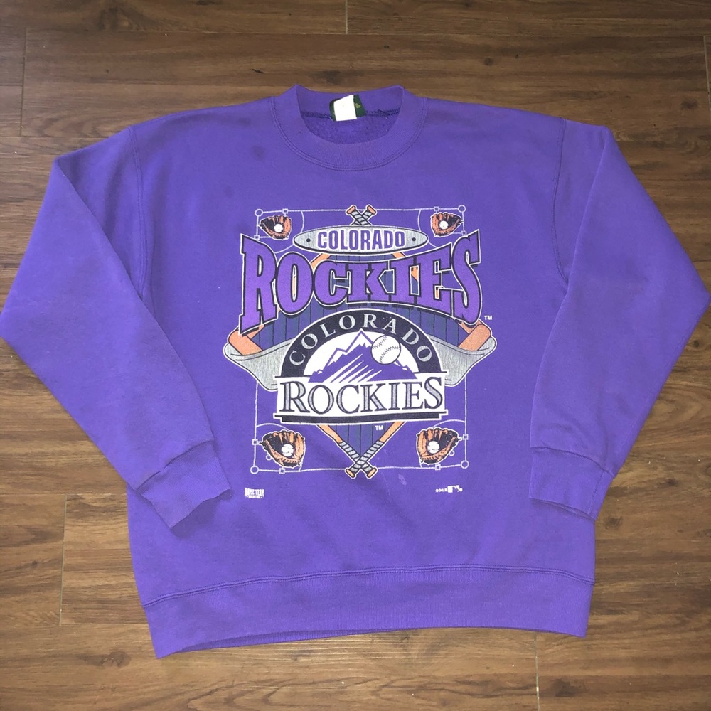 Colorado Rockies vintage crew neck sweatshirt